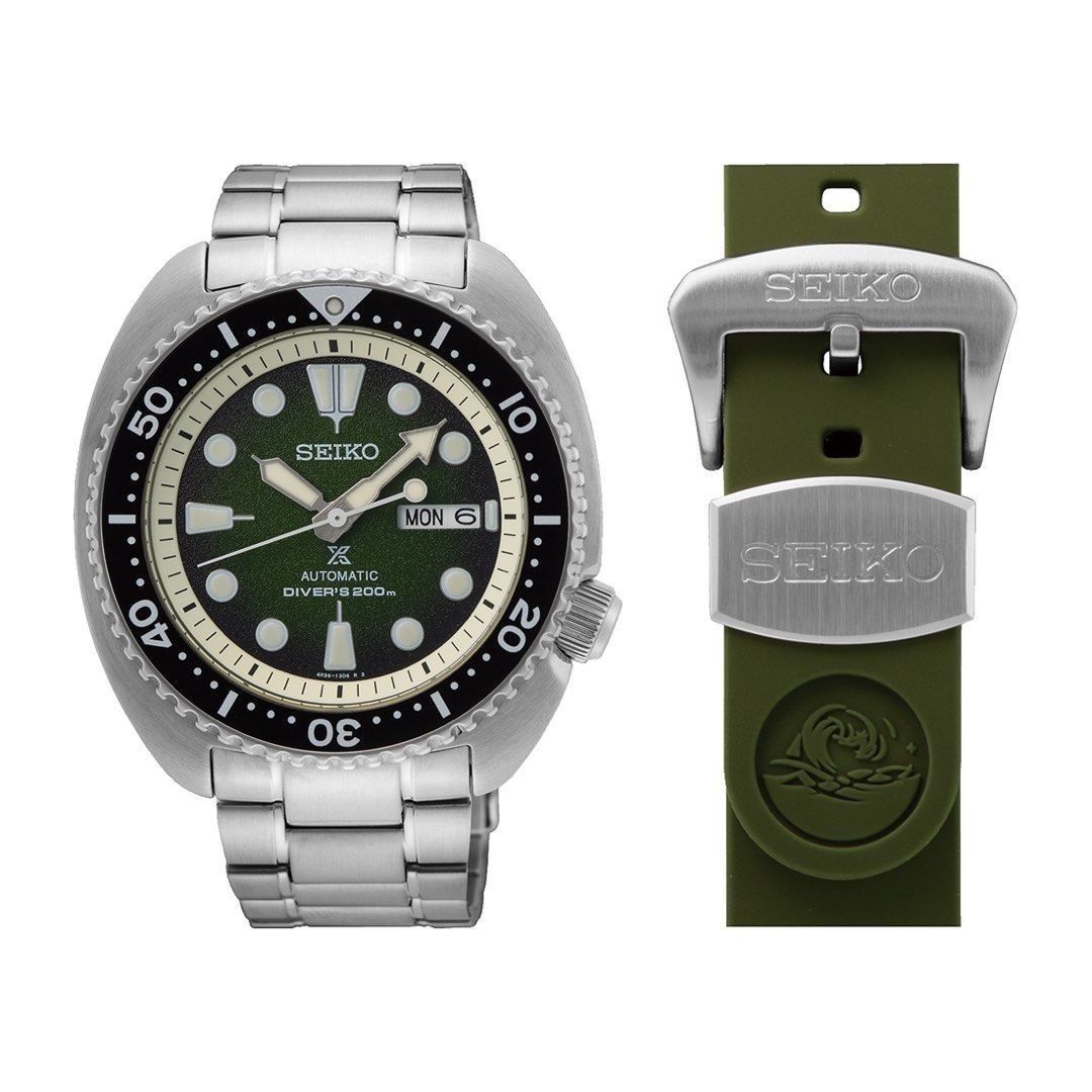 SEIKO Prospex Turtle Green Sea Urchin Limited Edition Automatic Divers  SRPJ51K1, Luxury, Watches on Carousell