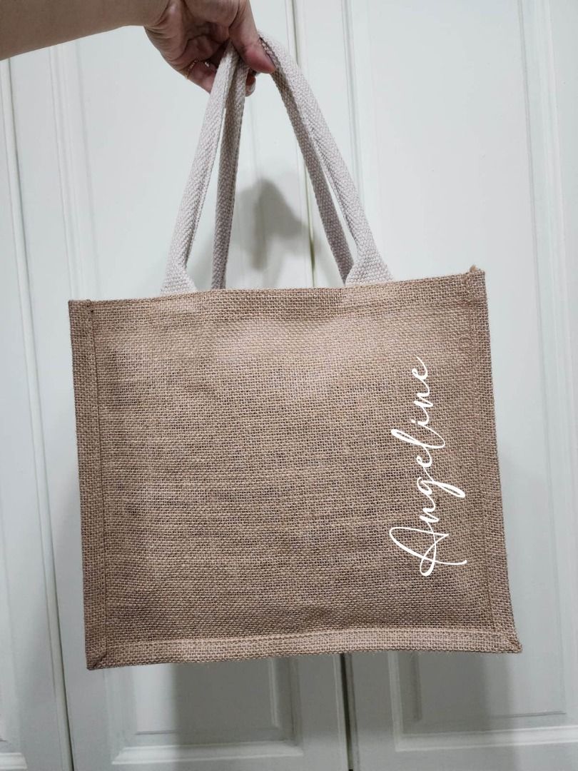 Cheap plain jute bags hotsell