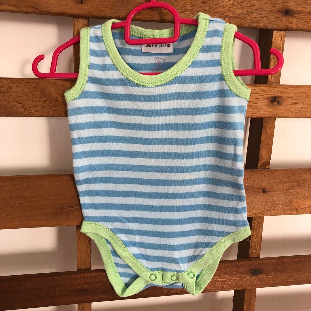 Singlet romper nb Babies Kids Babies Kids Fashion on Carousell
