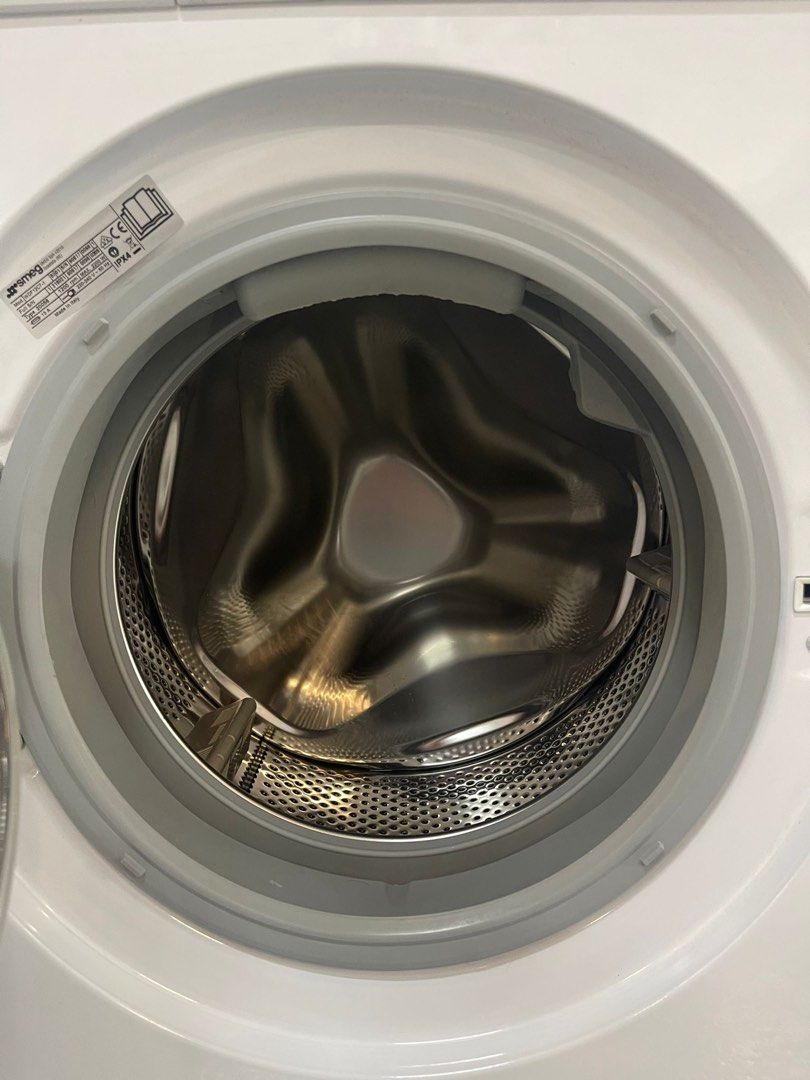SMEG FRONT LOAD WASHER N DRYER (7KG / 4KG) (WHITE) WDF12C71, TV & Home