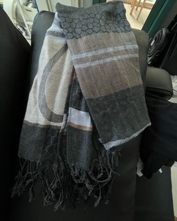 Soft dark grey shawl/scarf