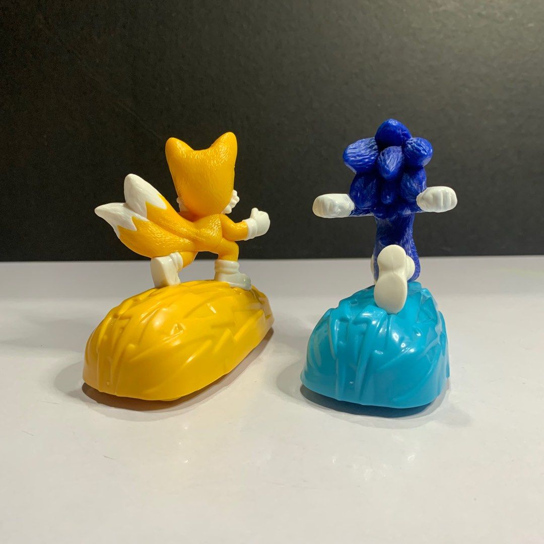 Sonic 2 Happy Meal Sonic and Tails (Set), Hobbies & Toys, Toys & Games