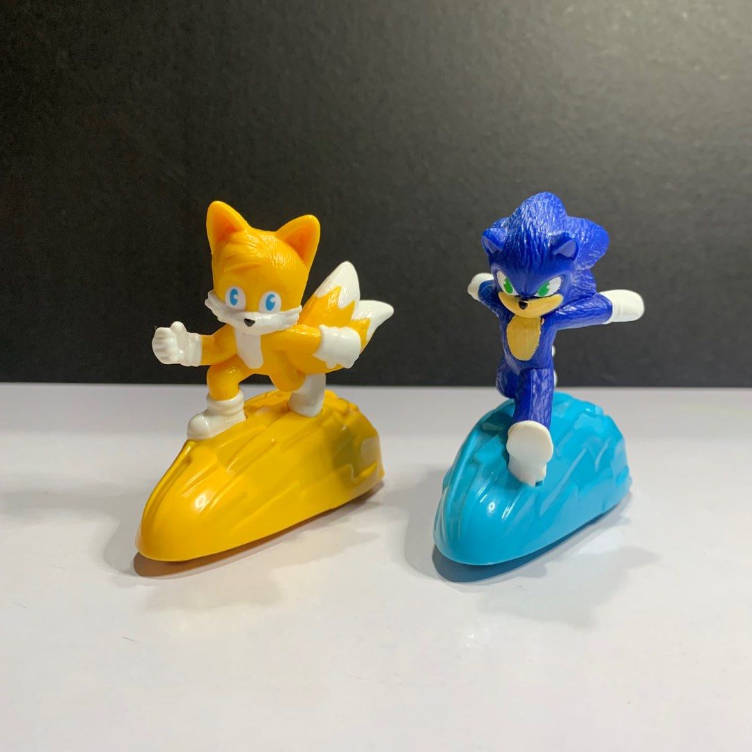 Sonic 2 Happy Meal Sonic and Tails (Set), Hobbies & Toys, Toys & Games