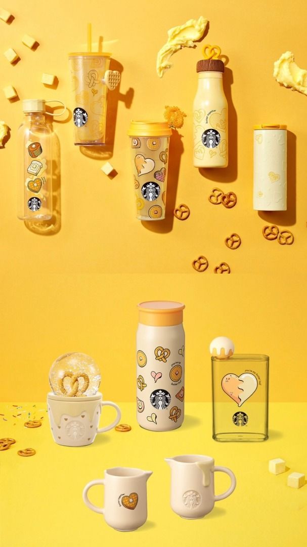 Starbucks Valentine 2023 butter together collection, Furniture & Home  Living, Kitchenware & Tableware, Water Bottles & Tumblers on Carousell