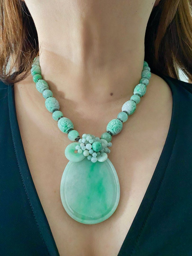 Statement jade new arrivals necklace
