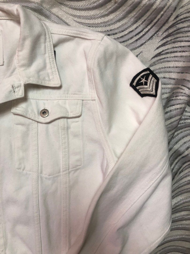 Stitches and rivets denim jacket, Men's Fashion, Coats, Jackets and