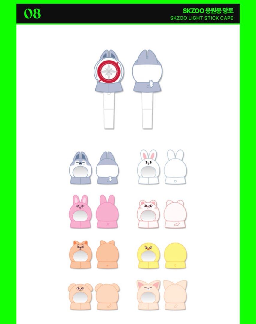 Light Stick Cape Skzo Stay Kids Light Stick Housse En Peluche Stay Kids