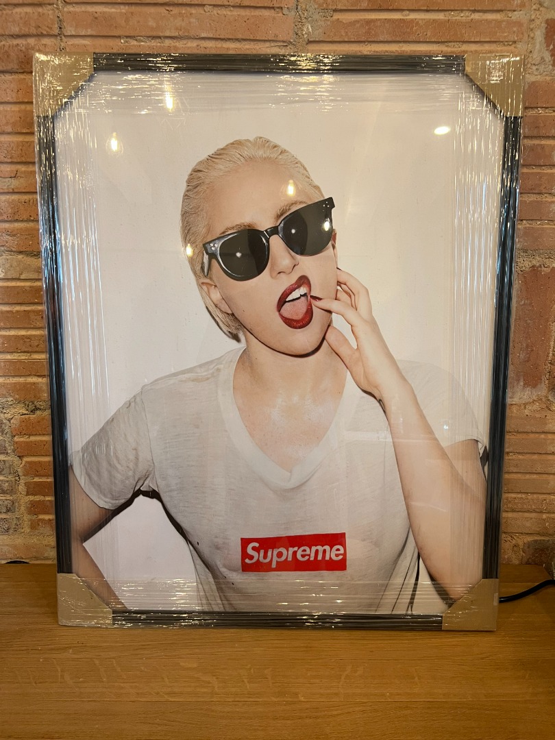 Lady gaga supreme sales poster