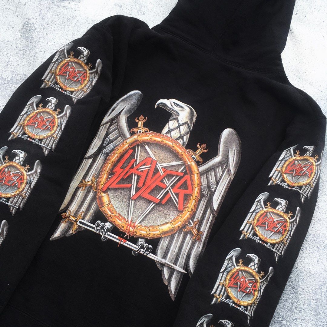 Supreme x Slayer Eagle Hoodie Fall 2016