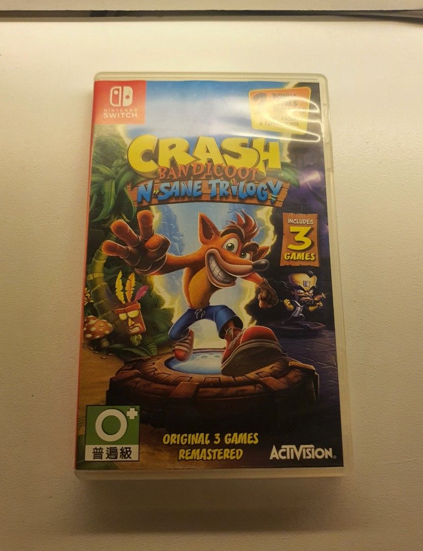 Switch Crash Bandicoot Nsane Trilogy on Carousell