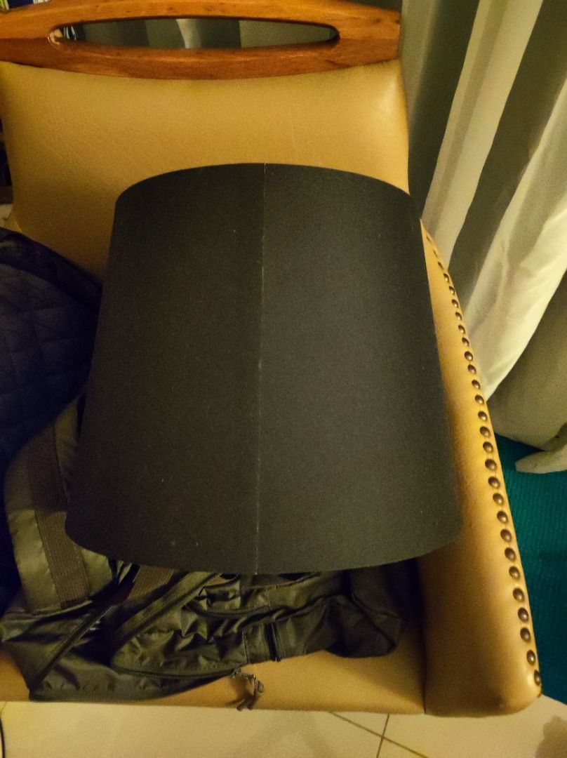 Table lamp shade/cover only black, Furniture & Home Living, Lighting