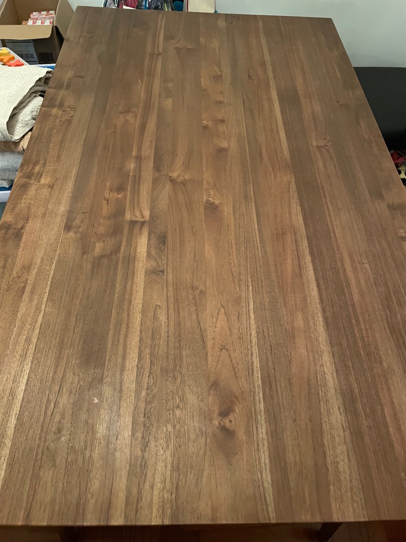 Teak dining table 120x70cm (tree HK)., Furniture & Home Living