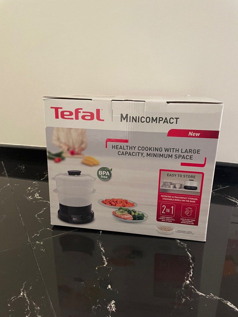 Tefal steamer mini compact big capacity, TV & Home Appliances, Kitchen