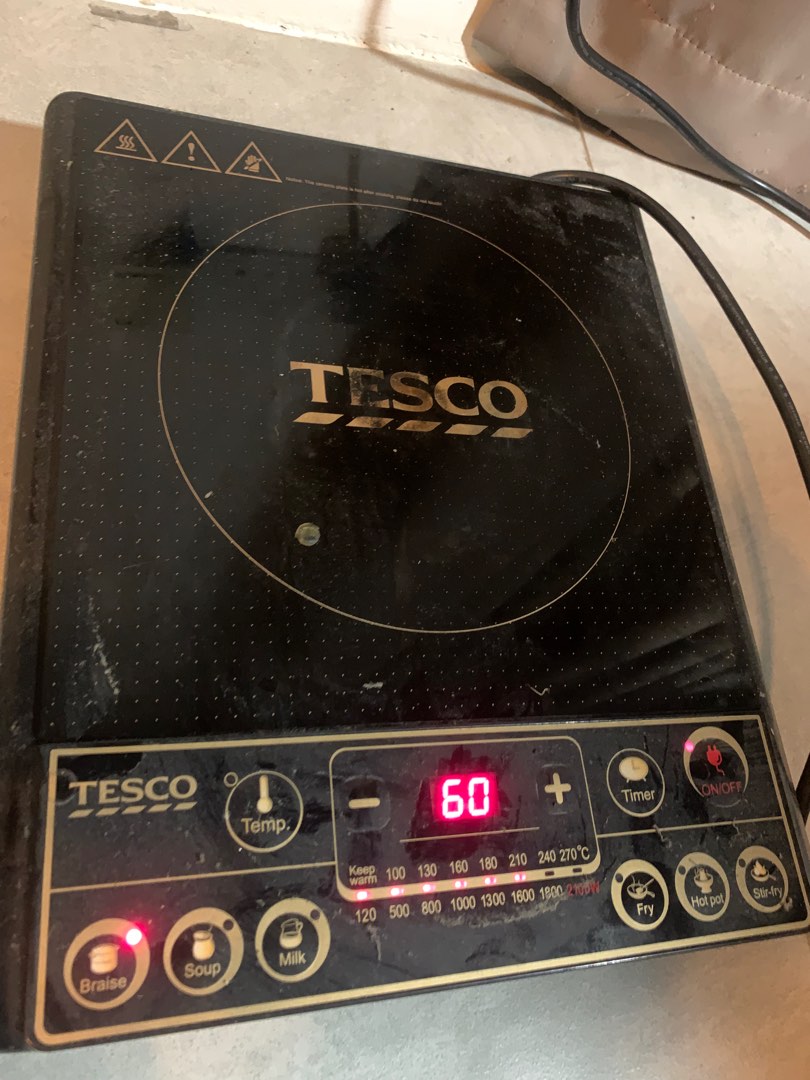 Tesco induction cooker, TV & Home Appliances, Kitchen Appliances
