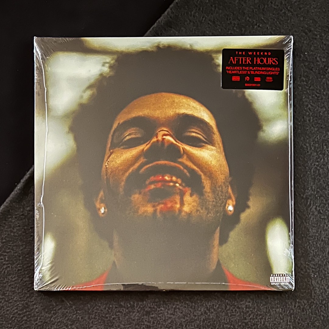 The Weeknd - After Hours (Limited Edtion Clear / Red Splatter Vinyl ...