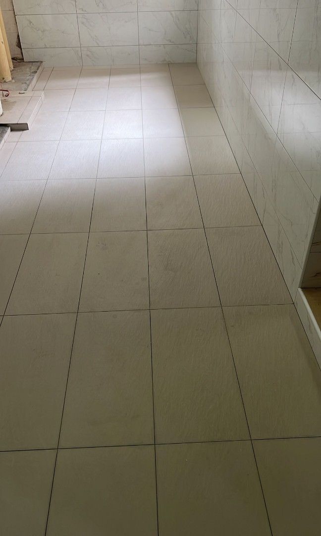 Tiles and overlay tiles hdb condo, Home Services, Renovations, Toilet