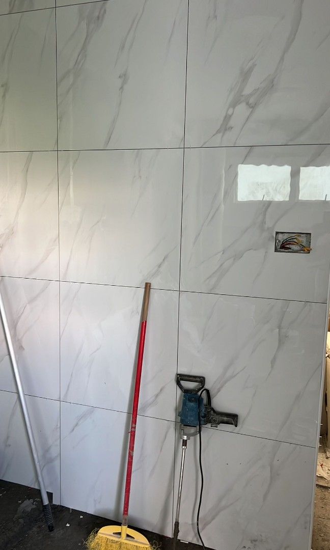 Tiles and overlay tiles hdb condo, Home Services, Renovations, Toilet