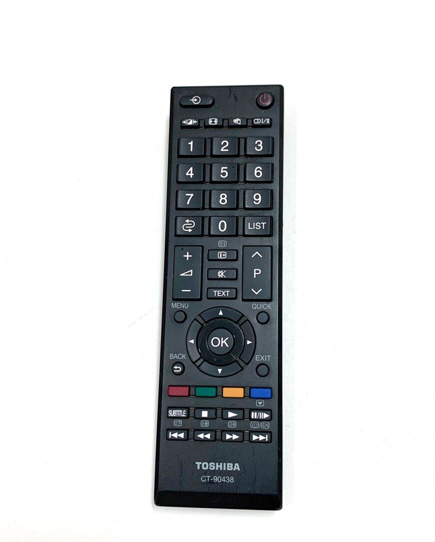 Toshiba Remote Control CT90438, TV & Home Appliances, TV