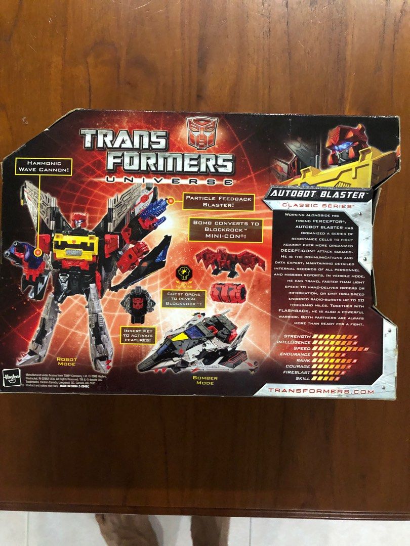 Transformers autobot blaster, Hobbies & Toys, Toys & Games on Carousell
