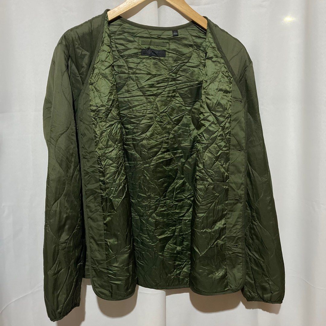 Uniqlo jacket liner bottleneck quilt, Men's Fashion, Coats, Jackets and