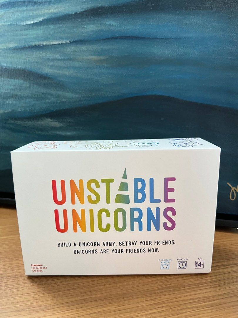 unstable unicorns card sleeves Unstable Unicorns Card Sleeve Kit – Ryker Games main image 1