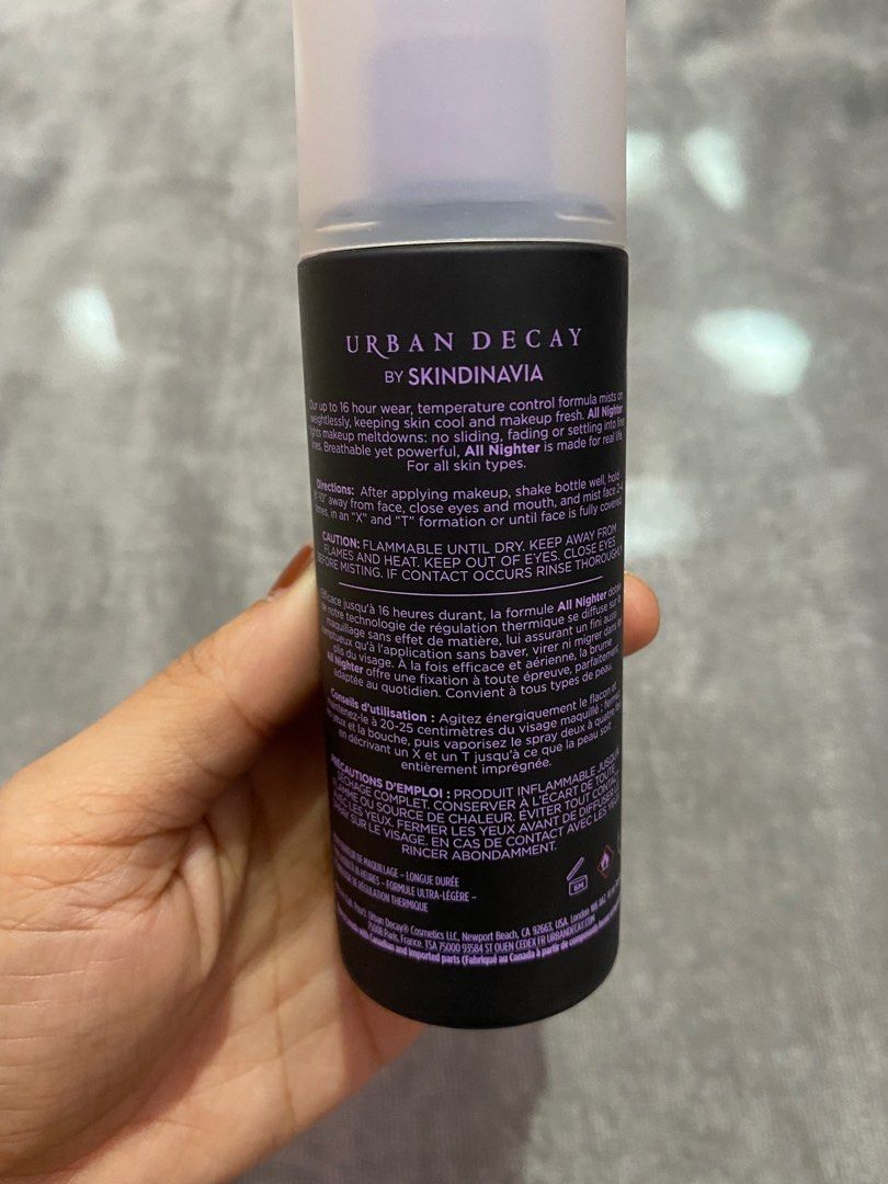 Urban decay makeup setting spray (Category: Makeup) located in Valenzuela. Submitted by rdquin (Listing ID 1212981329, Image 3). Description: Selling price neto 19++.