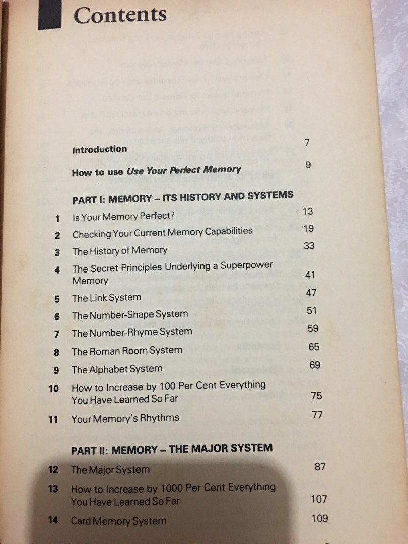Use Your Perfect Memory by Tony Buzan, 興趣及遊戲, 書本 & 文具, 雜誌及其他 - Carousell