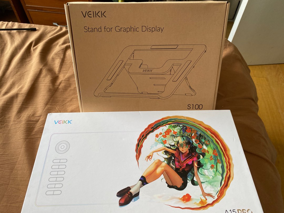 VEIKK A15 PRO - Drawing Tablet and Tablet Stand, Computers & Tech ...