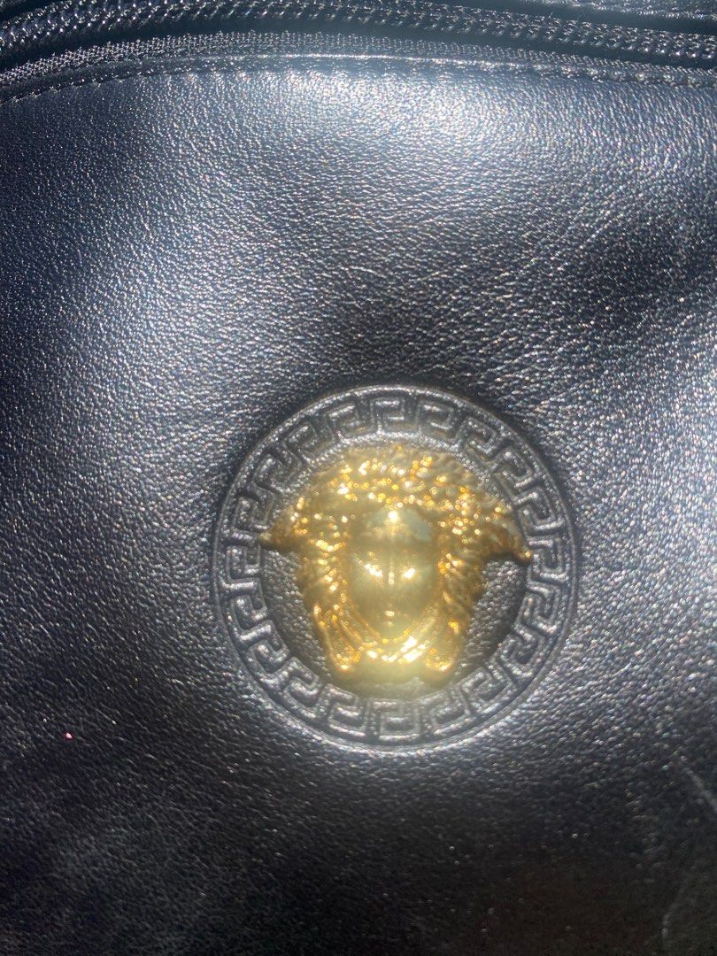 versace (Category: Luxury Bags & Wallets) located in Dagupan City. Submitted by lux_thrift (Listing ID 1212852892, Image 2). Description: SALE!!! vintage piece but looks like new well kept has minor pressmarks .