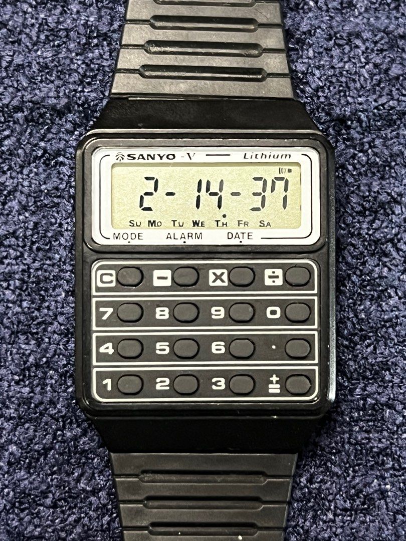 Sanyo calculator watch deals