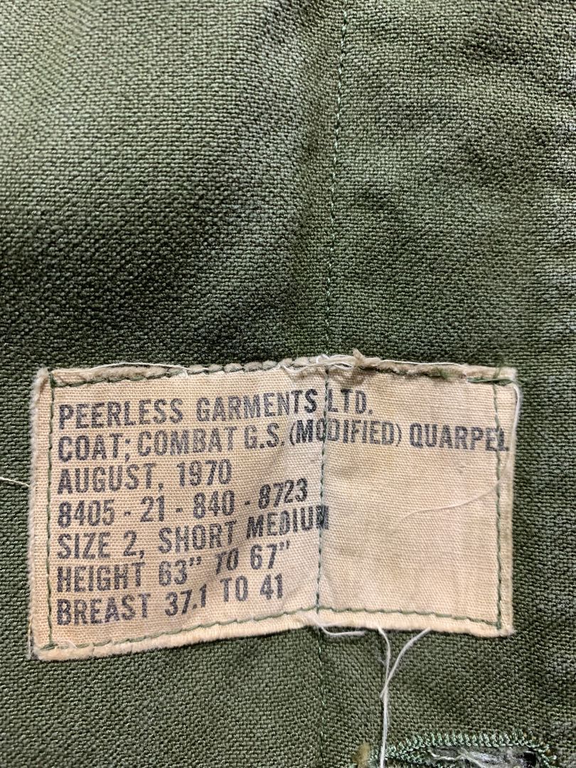 VTG 70S US ARMY COMBAT GS SLANG POCKETS, Men's Fashion, Coats, Jackets