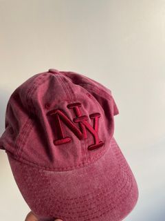 Washed Red New York cap
