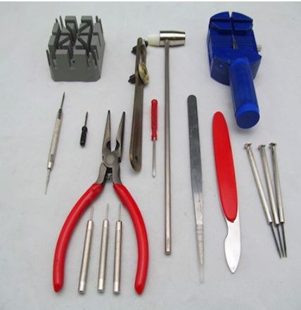 Watch Repair Tool Kit 16 PC SET, Men's Fashion, Watches & Accessories ...