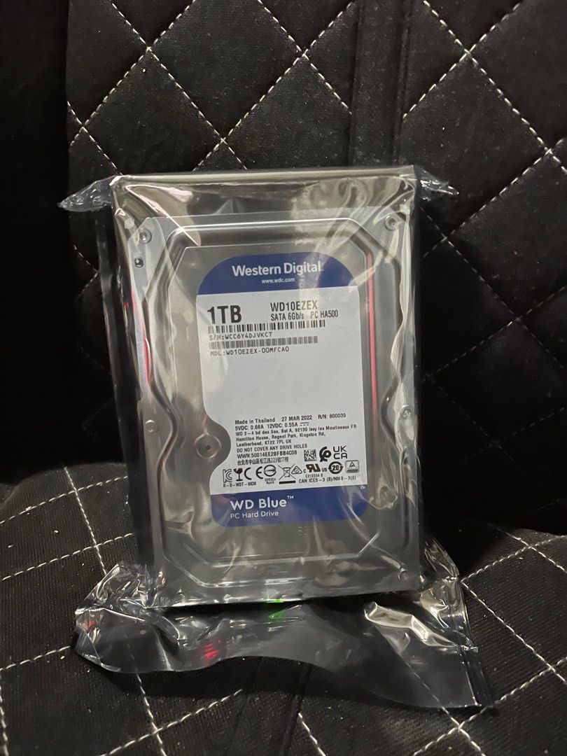 WD Blue 1TB Hard Disk, Computers & Tech, Parts & Accessories, Hard ...