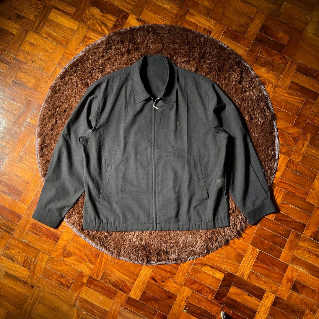 YSL Yves Saint Laurent Harrington Jacket Men s Fashion Coats Jackets and Outerwear on Carousell