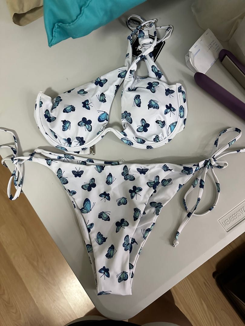 Zaful top butterfly bikini