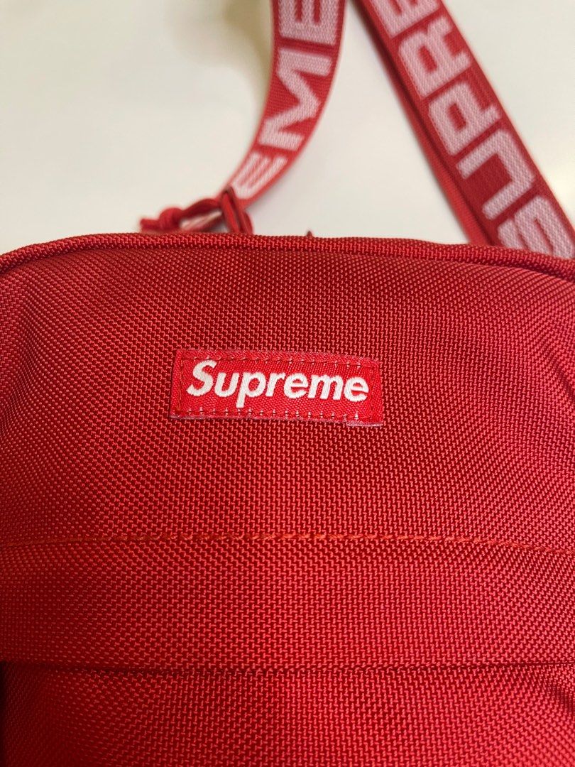 Supreme shoulder bag new arrivals ss18 red