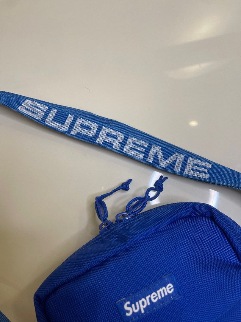 Supreme ss18 on sale shoulder bag blue