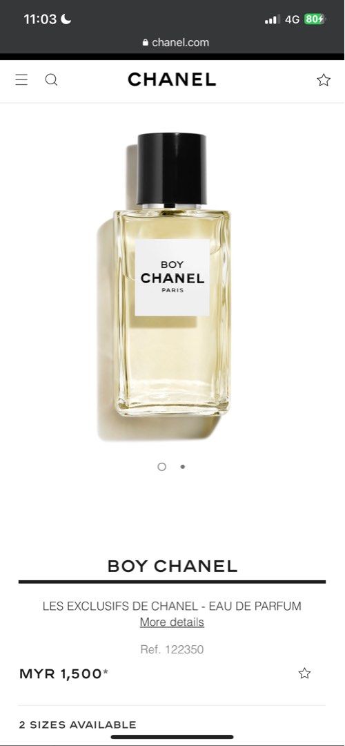 CHANEL  BOY CHANEL Les Exclusifs De Chanel  Eau De Parfum  Selfridgescom
