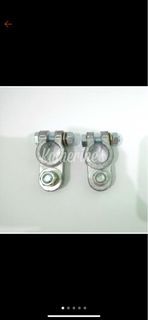 1 Pair Battery Terminal ( Positive and Negative) made of lead / tingga