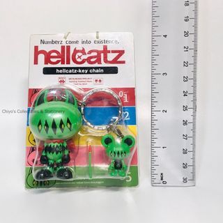 2005 hellcatz DEVILHEADZ PROJECT by DEVILROBOTS Collectible Keychain Figures [Surplus]