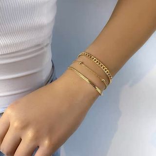 Louis Vuitton blooming brass bracelet layered, Women's Fashion, Jewelry &  Organisers, Bracelets on Carousell