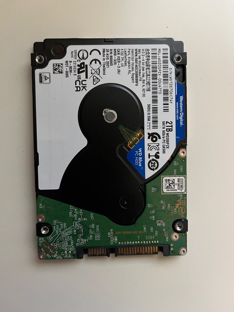 Western digital outlet 2tb 2.5