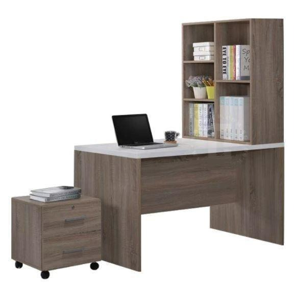 3 in 1 Study Work Table + Book Shelf + Pedestal Drawer, Furniture