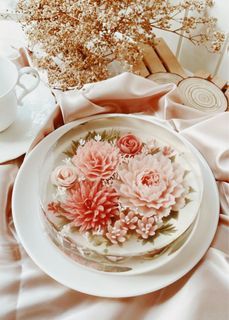 6 inch Baby & Salmon Pink Floral Bouquet