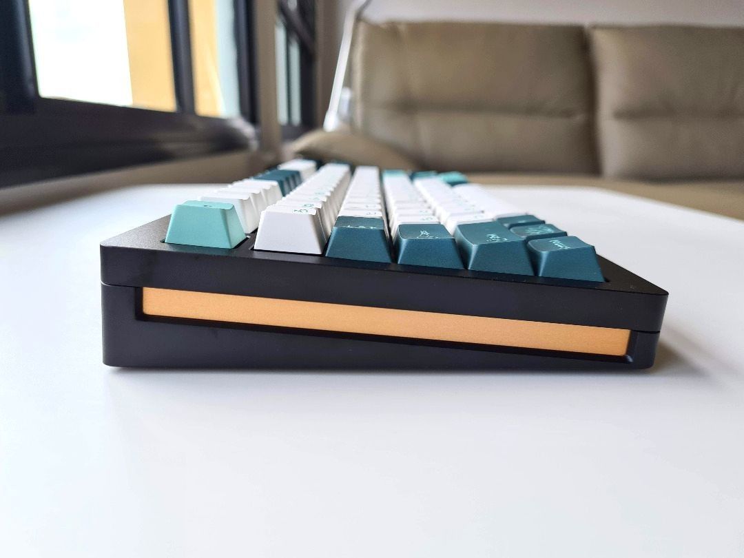 75% Custom Mechanical Keyboard (Botanical) - Fully Modded Tri Mode ...