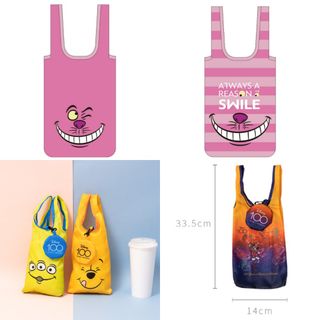 💜正版授權💜 愛麗絲夢遊仙境 aliceinwonderland 妙妙貓 Cheshire Cat CheshireCat 飲品袋 袋 😃64186322382467110