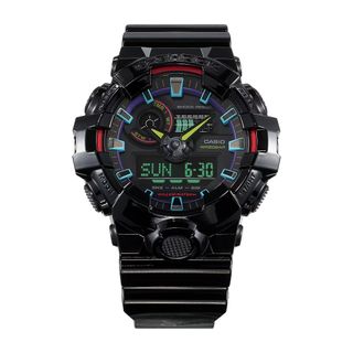 深水埗 有門市 G-SHOCK 全新正貨  送贈品靚錶布 , 1年保養 ,11天有壞包換 CASIO 錶 卡西歐 GSHOCK 男裝/女裝/手錶 卡西欧 GA-700RGB-1A GA700RGB-1A GA-700RGB-1 GA700RGB-1 ga700 ga-70064238418531843110