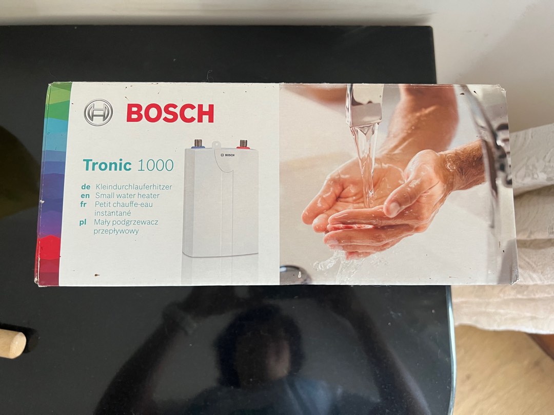 全新 Bosch 6000W 即熱式電熱水爐, 家庭電器, 熱水爐及淋浴設備 - Carousell