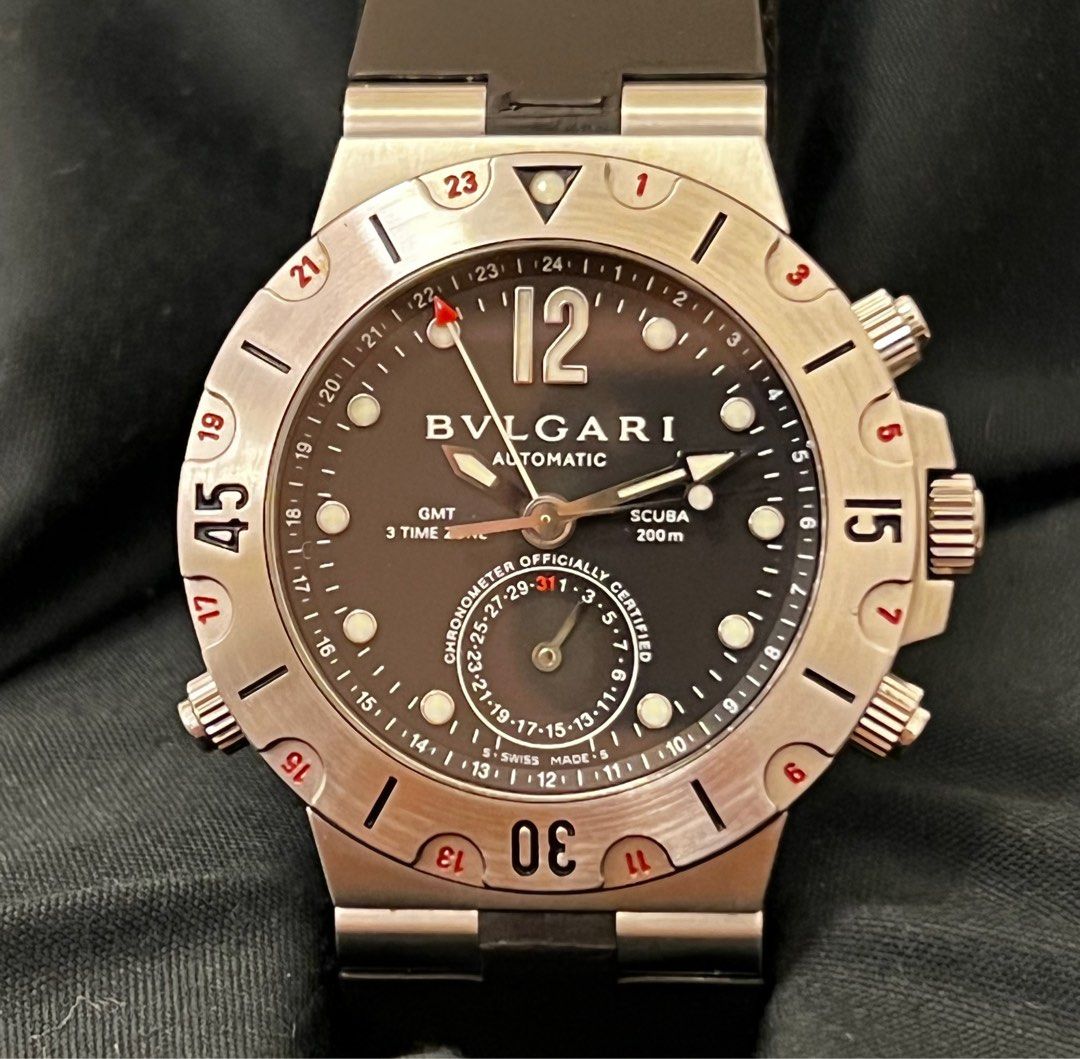 Bvlgari Diagono Scuba GMT Automatic SD38SGMT